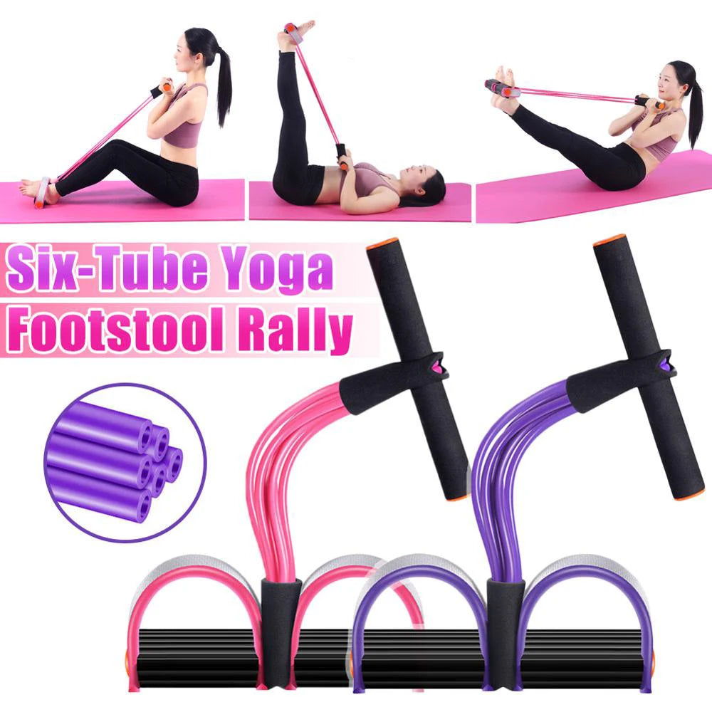 Indoor Fitness Resistance Bands Exercise Equipment Elastic Sit Up Pull Rope