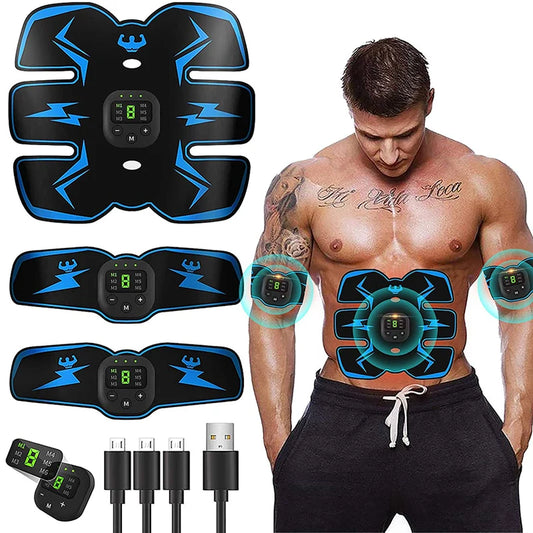 Electrostimulation Muscles Toner Home Gym Fitness Equipment USB Recharge Dropship