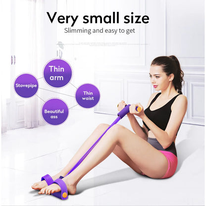 Indoor Fitness Resistance Bands Exercise Equipment Elastic Sit Up Pull Rope