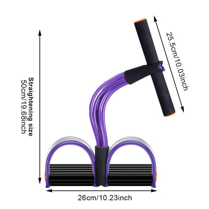 Indoor Fitness Resistance Bands Exercise Equipment Elastic Sit Up Pull Rope