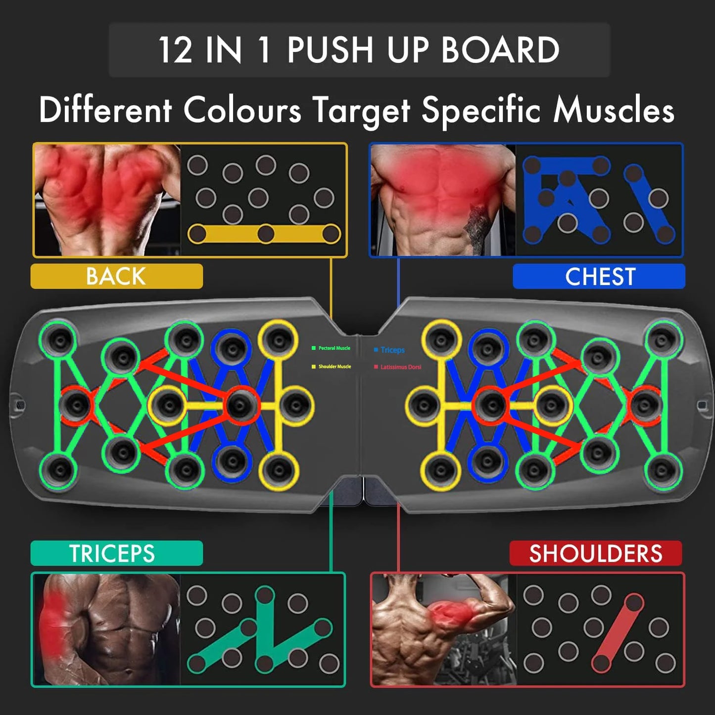 Push-up Plate Men's Practice Pectoral Muscle Multi-functional