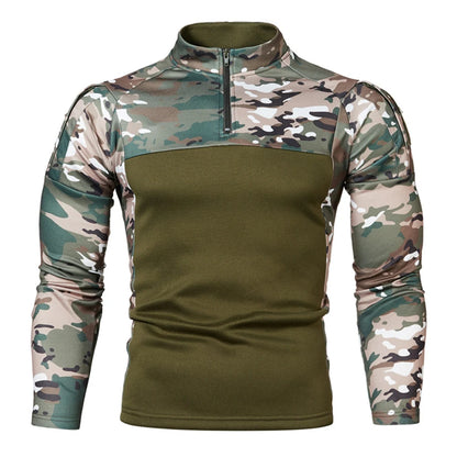 Outdoor Fitness Camouflage Jogging Men's Long Sleeve t-Shirt