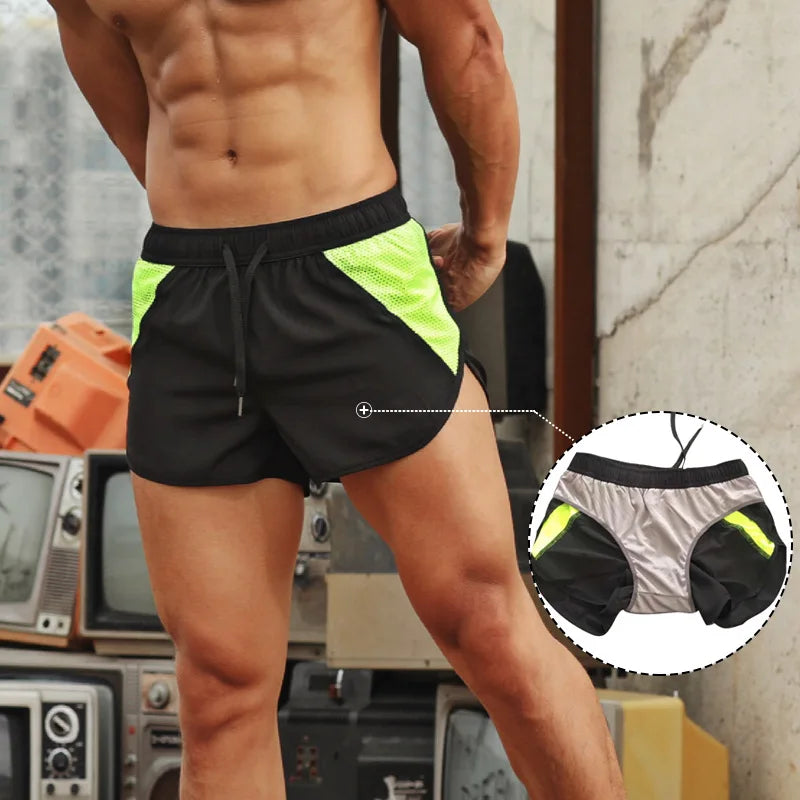 Training Sportswear Man Gym Marathon Running Shorts