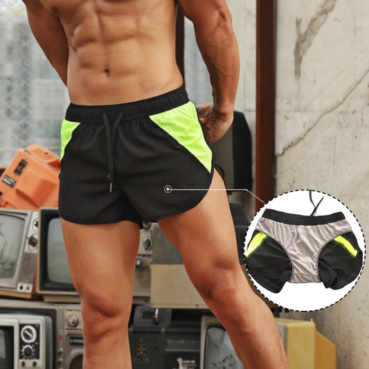 Training Sportswear Man Gym Marathon Running Shorts