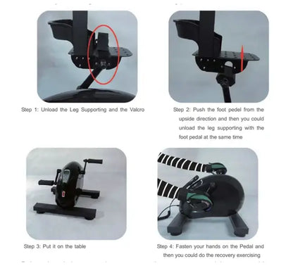 Pedal Exerciser Rehabilitation Electric mini training stepper