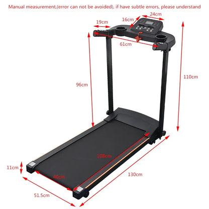 Electric Folding Running Machine Home Foldable Walking Machine Indoor Fitness Equipment